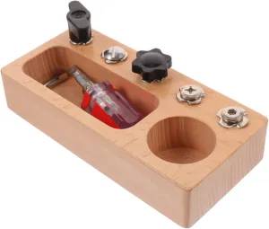 1 Set Interactive Educational Screwdriver Board for Fun Learning Activity to Enhance Coordination Cognitive Skills and Self Confidence Lightweight Safe and Design