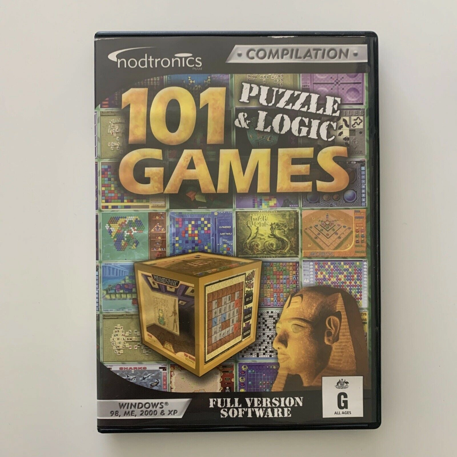101 Puzzle & Logic Games - Nodtronics Full Version - PC, 2004 CDROM