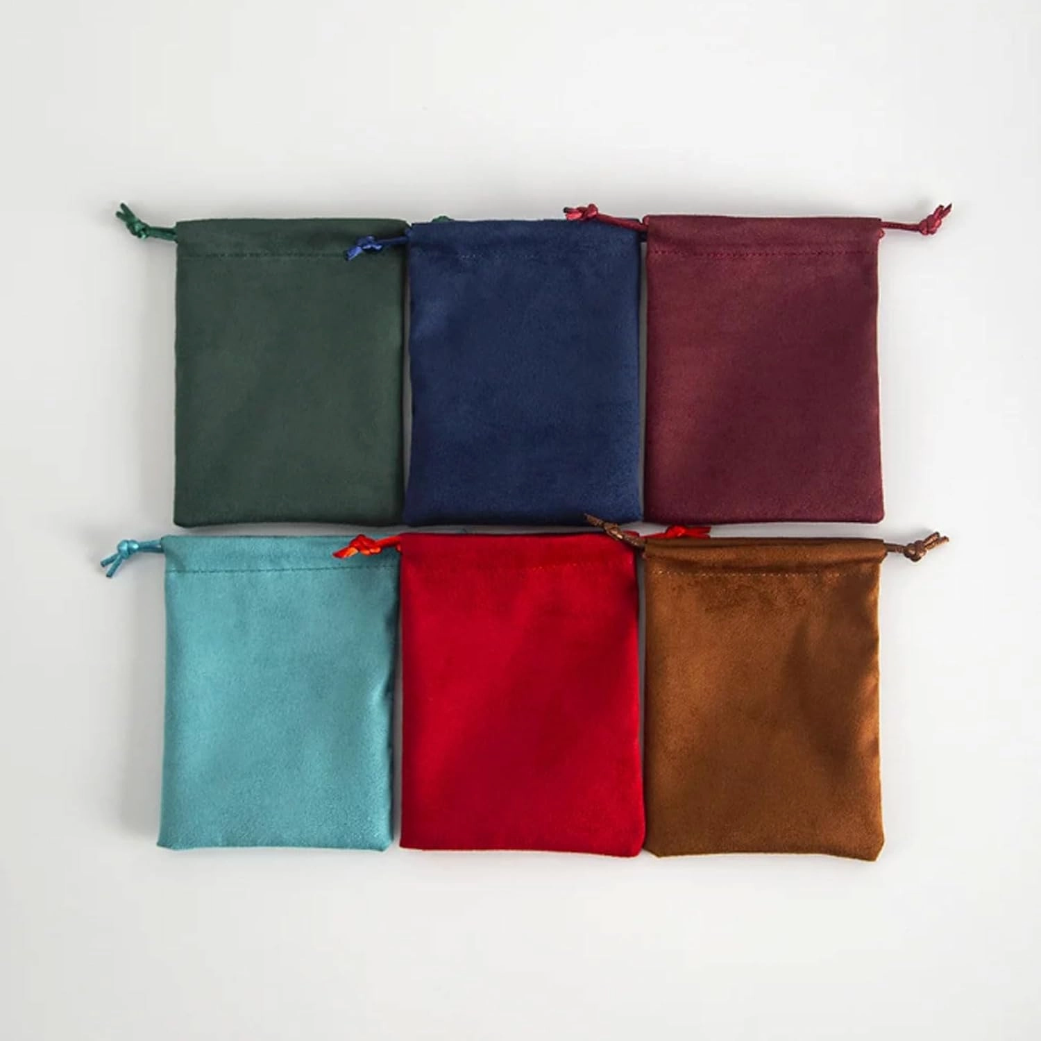 10 Pcs Velvet Jewelry Packaging Pouches Flannel Cosmetic Bags Drawstring Bags Wedding Favor Bags for Bracelets, Watch (purple, 8 * 10cm)