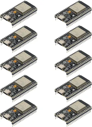 10pcs ESP-WROOM-32 ESP32 ESP-32S Development Board Type-C USB Module 2.4GHz Dual-Mode WiFi   Bluetooth Dual Cores Microcontroller for Arduino IDE