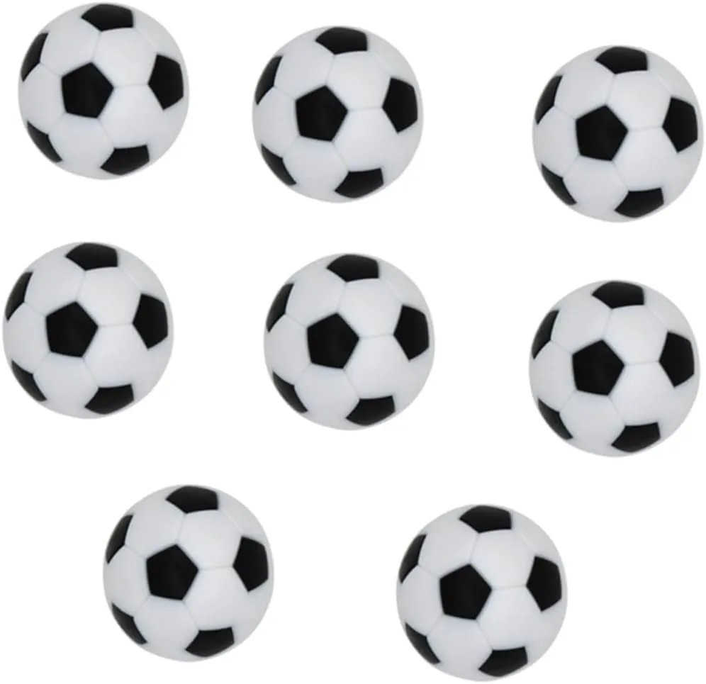 10pcs Football Machine Accessories Balls Soccer Balls Table Tabletop Indoor Accessories Soccer Replacement Foosballs