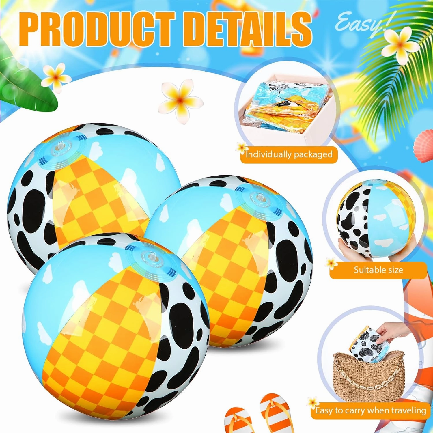 12 Pack Toy Inspire Game Themed Beach Ball for Kids 7.87" Bulk for Summer Pool and Beach Game Gifts Two Infinity and Beyond Birthday Party Supplies End of The Year Class Decoration Favor