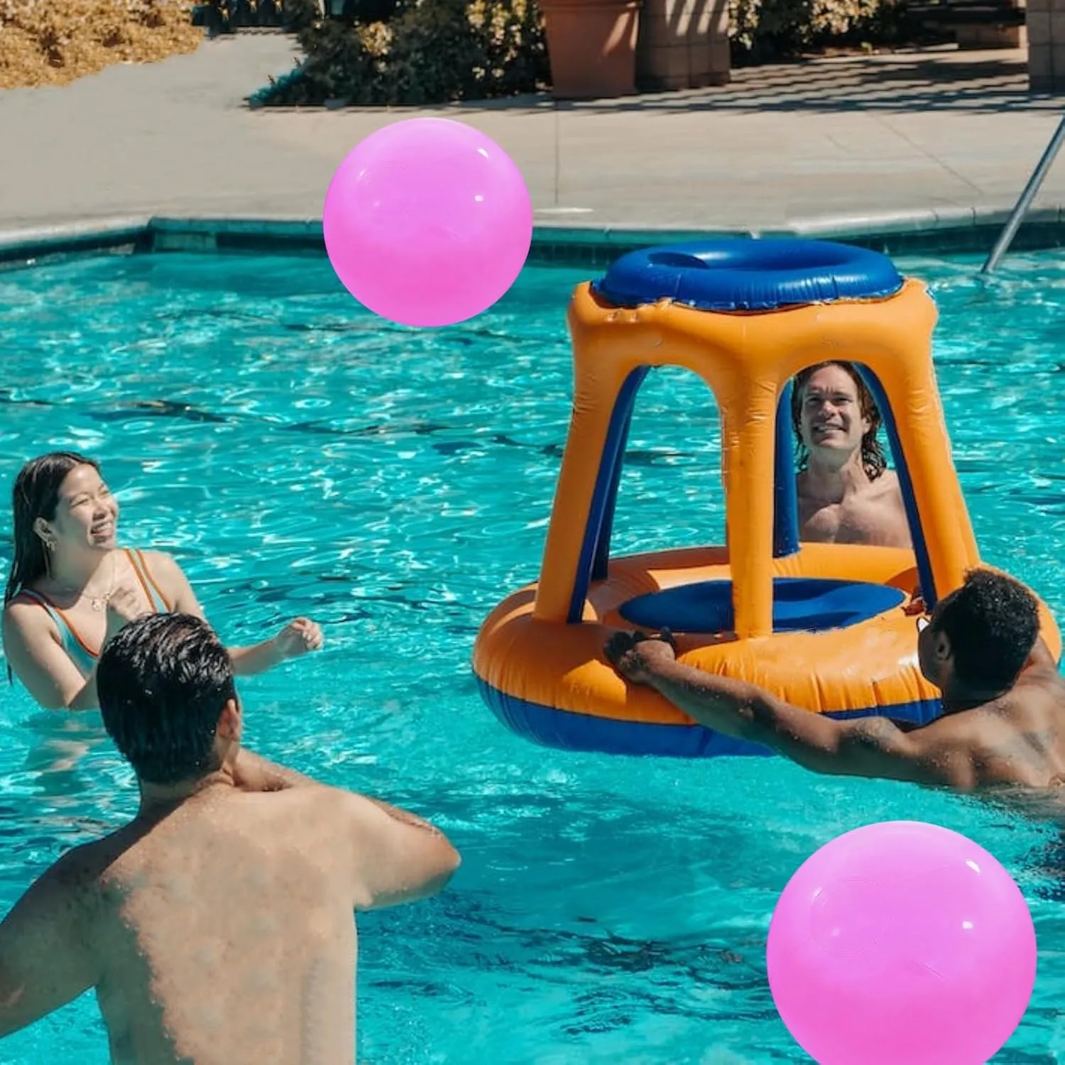 12" Beach Balls Bulk 12 Pack Inflatable Pool Ball for Kids Summer Water Games Party Supplies