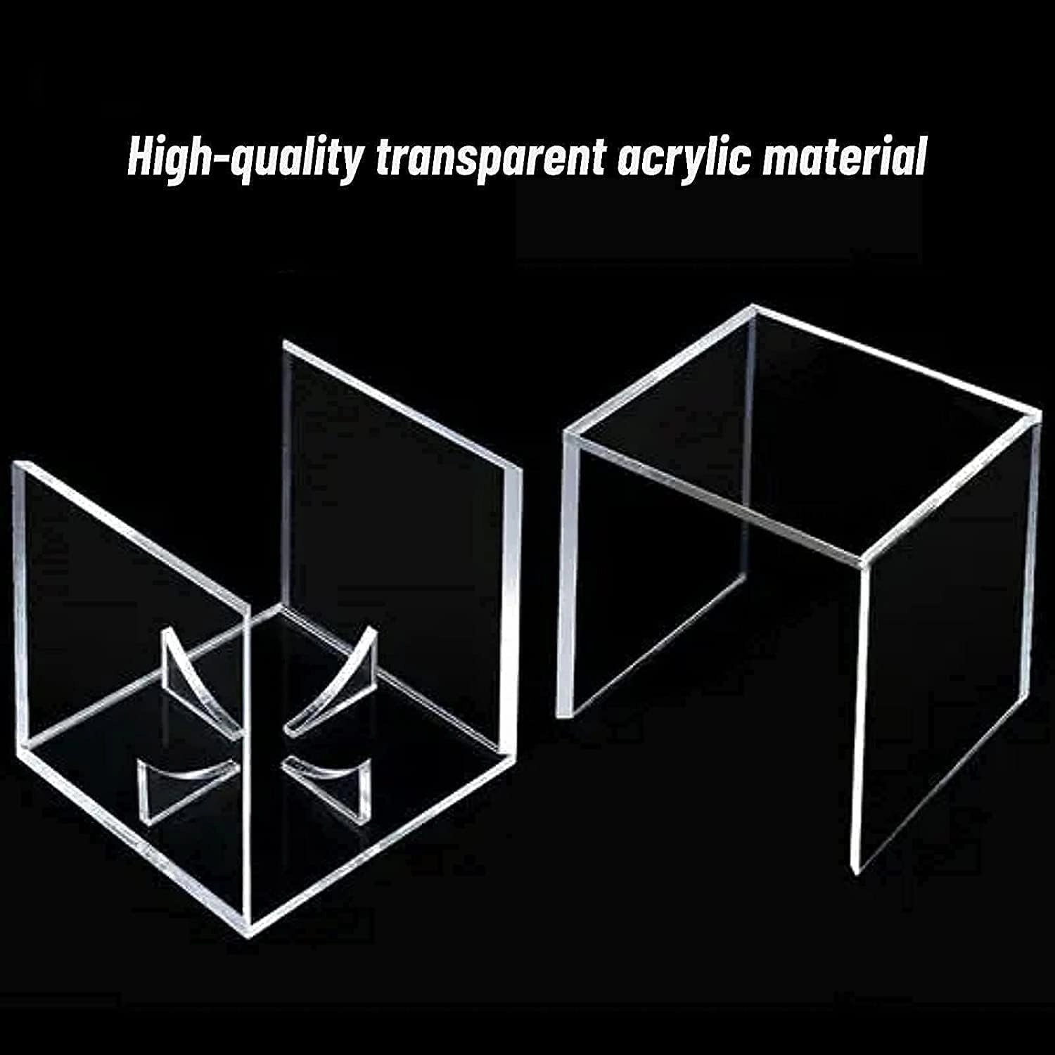 16 Pack Baseball Display Case, UV Protected Acrylic Boxes for Display,Clear Display Case Baseball Cube Memorabilia Showcase Autograph Ball Protector - for Official Size Ball