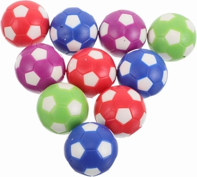 16pcs Foosball Balls Toy: Table Soccer Balls for Foosball Tabletop Game Accessory Replacements Present Assorted Color 28mm