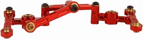 1 Set Steel Ball Bearing Crank Steering Assembly Link Upgrade Parts for Tamiya TT02 TT02D RC Car Replacement Accessories