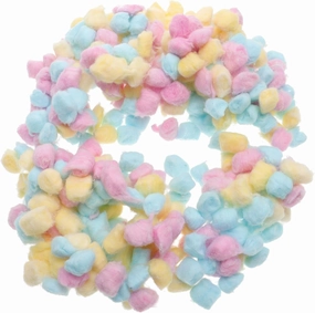 1Pack Cotton Balls Small Colored Cotton Balls for Newborn Face Washing Makeup Removal and Crafts Soft and Absorbent