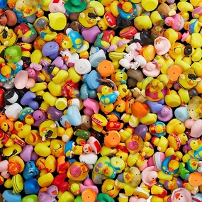200 Pack Rubber Duck for Jeeps Ducking - 2" Bulk Floater Duck for Kids - Baby Bath Toy Assortment - Party Favors, Birthdays, Bath Time, and More (100 Varieties)