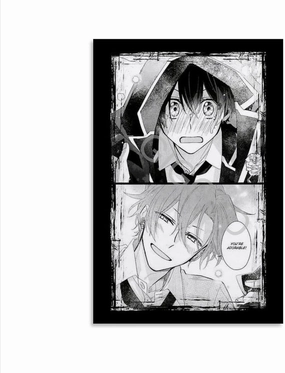 2022 Anime Poster Sasaki and Miyano Anime Drawing Poster Canvas Painting Posters and Prints Wall Art Pictures for Living Room Bedroom Decor 12x18inch(30x45cm) Unframe-Style