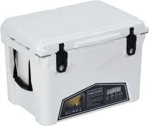 20/35 Quart Hard Camping Cooler Portable Insulated Ice Chest Cooler Box with Heavy Duty Handle 5-Day Ice Retention Great for Beach, Drink, Beverage, Camping, Picnic, Fishing, Boat, Barbecue