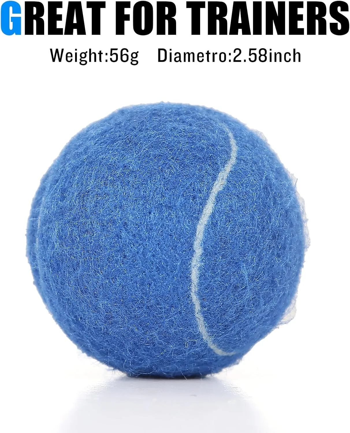 24 Pack Tennis Balls, Training Tennis Balls, Pet Dog Playing Balls, Practice Tennis Balls with Mesh Bag for Transport and Beginner Training