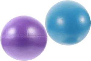 2pcs Pilates Balls for Women Nonslip Fitness Ball for Yoga with Pump Versatile Home Workout Equipment