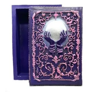 3 3/4"x 5 1/2" Crystal Ball tarot box