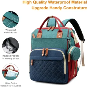 3-in-1 Diaper Backpack with Foldable Changing Pad