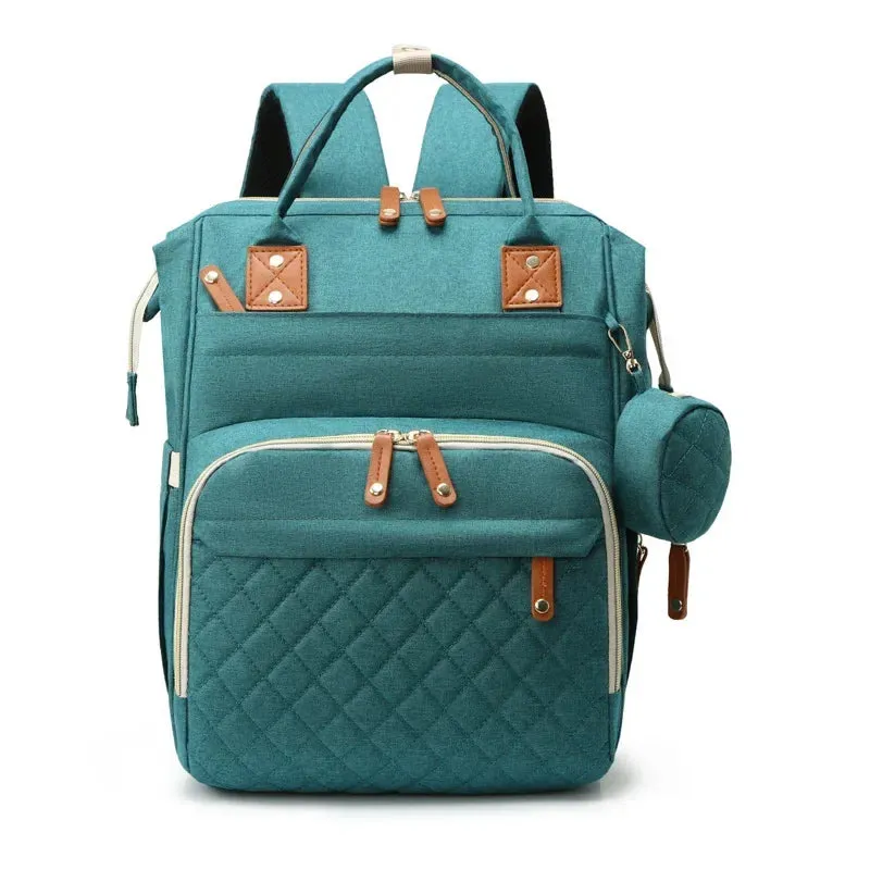 3-in-1 Diaper Backpack with Foldable Changing Pad