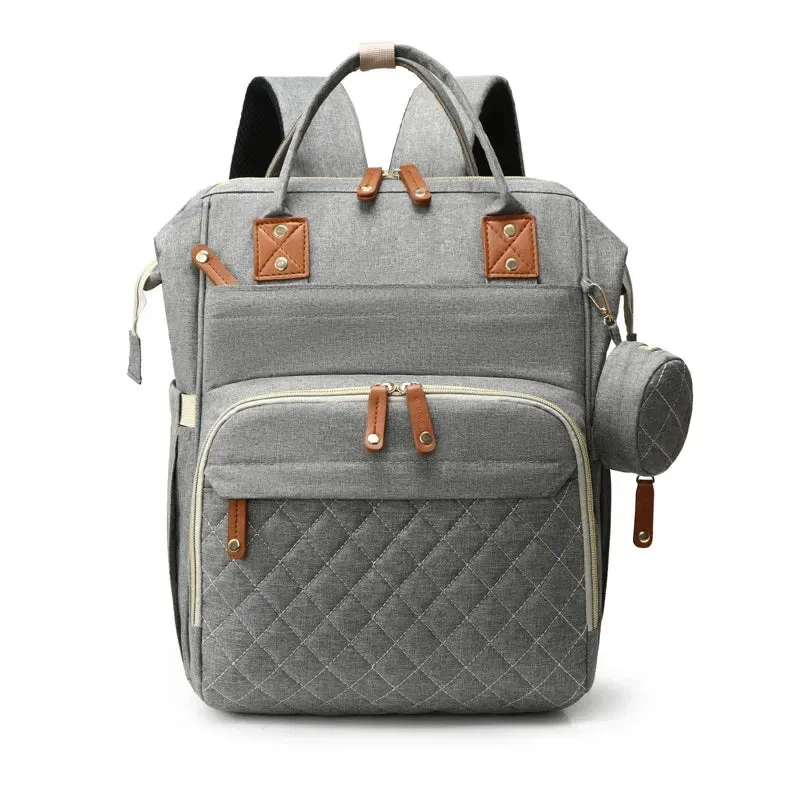 3-in-1 Diaper Backpack with Foldable Changing Pad