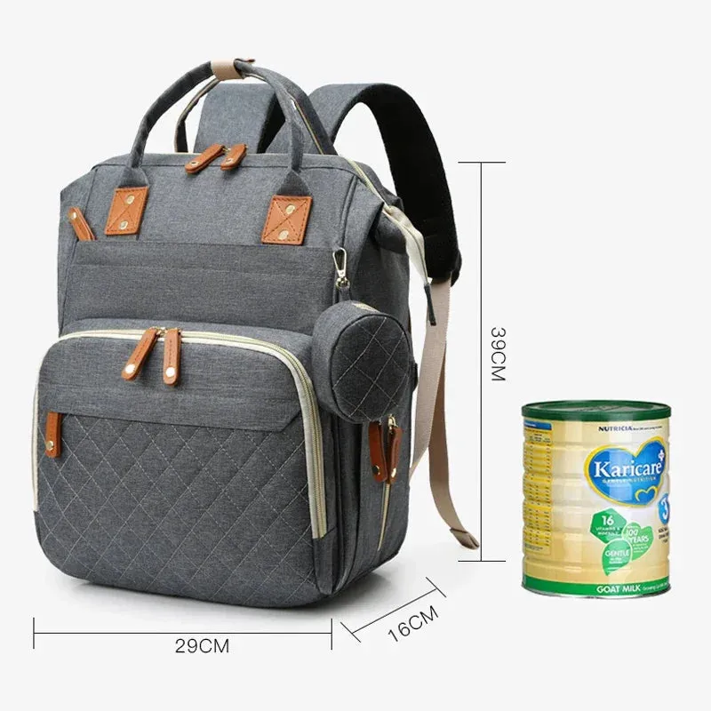 3-in-1 Diaper Backpack with Foldable Changing Pad