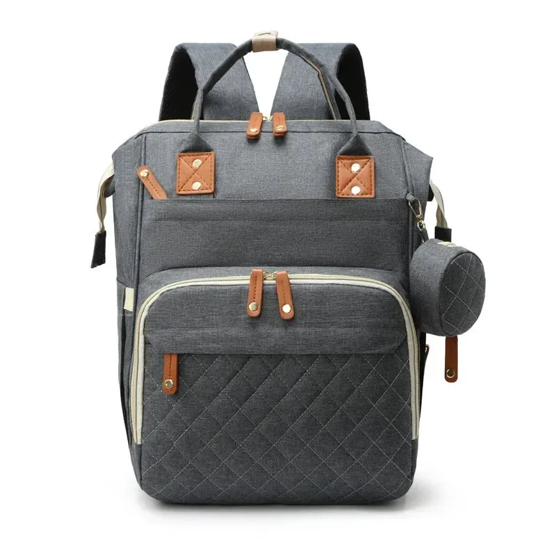 3-in-1 Diaper Backpack with Foldable Changing Pad