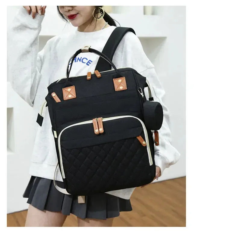 3-in-1 Diaper Backpack with Foldable Changing Pad