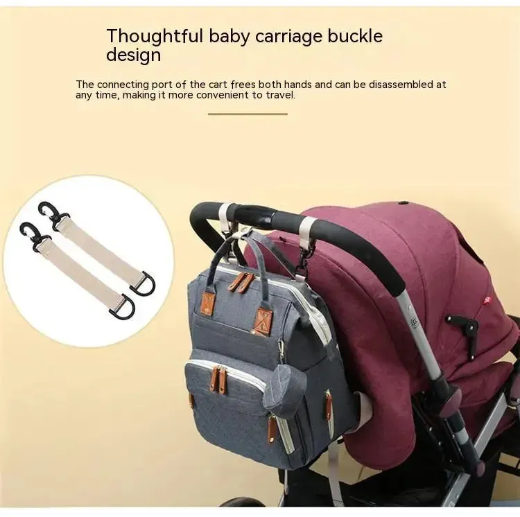 3-in-1 Diaper Backpack with Foldable Changing Pad
