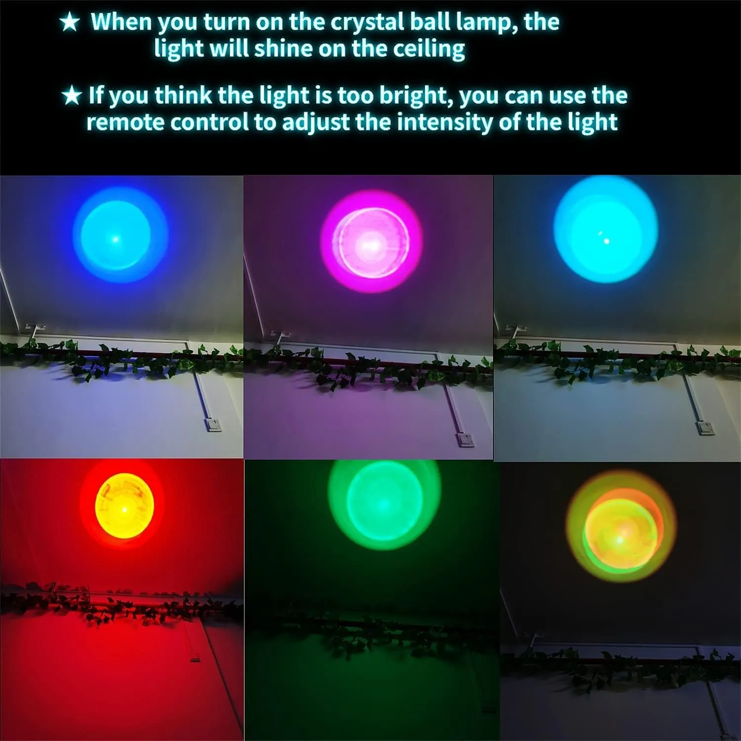 3D Four-Leaf Clover Crystal Ball Lamp,Lifelike 3D LED Clover Night Light,16 Colors Changing Light,Dimmable Remote Control,Clover Lamp Gift (Four-Leaf Clover)