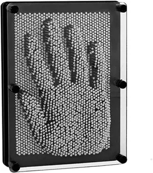 3D Metal Pin Art Board(6 x 8 Inches) Arouse Sense of Imagination,Innovative Boundless Creativity for Boys Girls