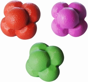 3Pcs Hexagonal Reaction Ball Durable Fitness Agile Balls for Alertness and Agility for Sports Drills and Fun Play with Friends and Pets