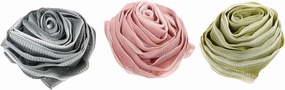 3Pcs Rose Flower Bath Ball Exfoliating Mesh Shower Balls for Gentle Skin Care Soft Comfortable Bath Poufs with Hanging Loop for Men Women