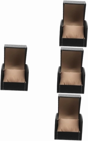 4pcs Box Watch Organizer Box Men's Watch Storage Case Display Stand Single Storage Pillow