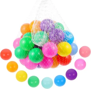 50pcs Creative Round Ocean Crush for Boys and Girls Educational Play for Pits Tents and Trampoline Rooms Lightweight Fun