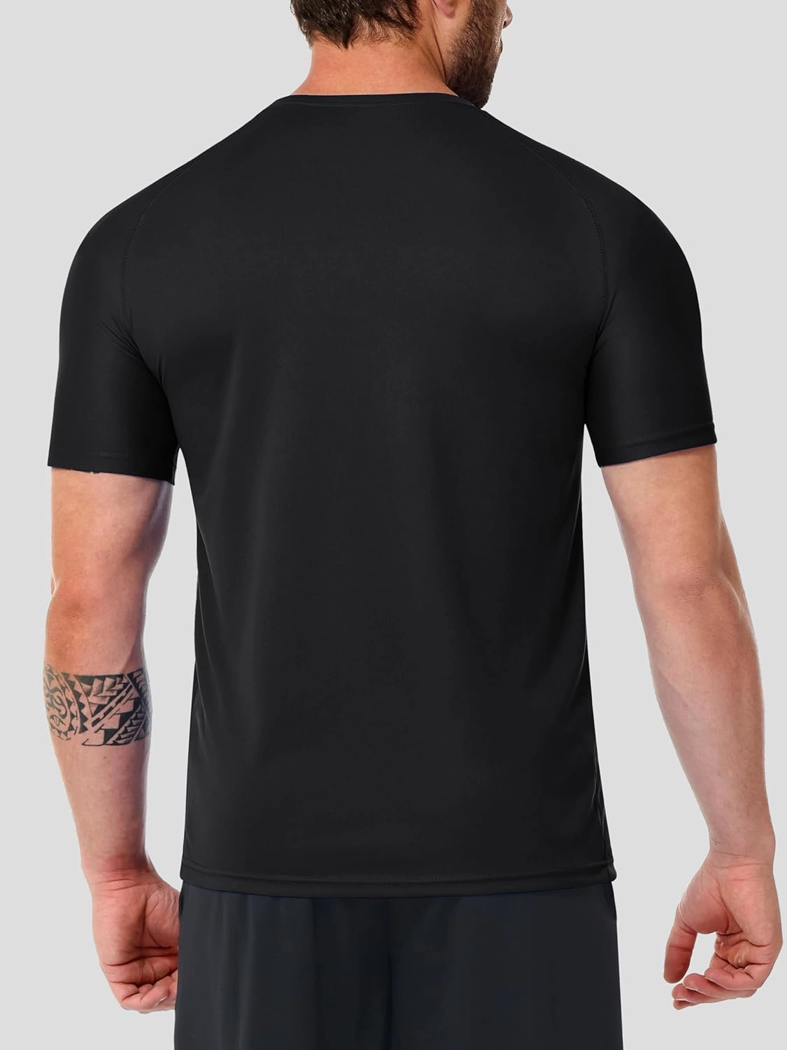 5 Pack Men's Moisture Wicking Shirts Dry Fit Lightweight Breathable Tech Tees for Workout Running Short Sleeve