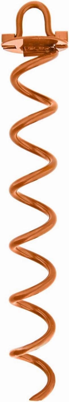 7Penn Spiral Ground Anchors - 16 Inch Tent Stakes Heavy Duty Ground Screw Anchor Twist Stakes, 4 Pack