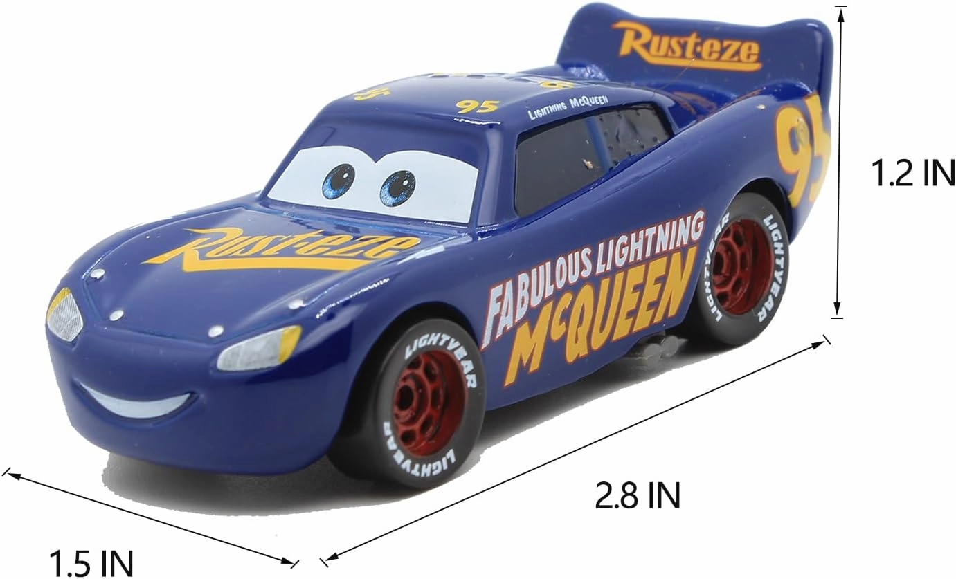 8 Piece Car 3 Toys, Movie Car, Die-cast Toy Cars, Birthday for Boys Over 3 Years Old (8 Piece)