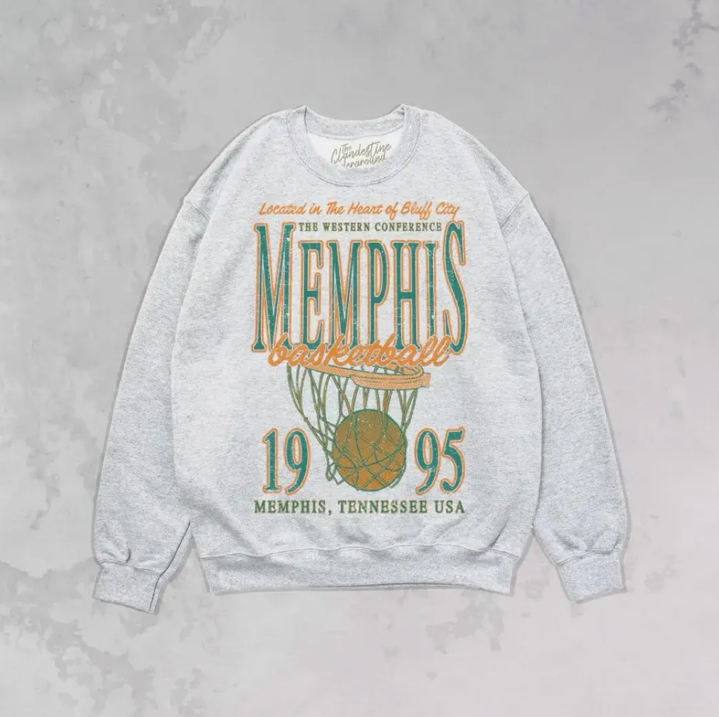 90's Grizzlies Oversized Sweatshirt