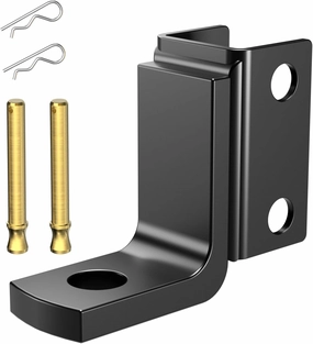 #99002 Adjustable Trailer Hitch Mount, Tow Hitch with 1" Hole, Drop/Rise, 5000 Lbs Towing Capacity with 2 Pins for Pickups Vans SUV Campers Boat（Only Suit CROSSHIP Shank Tube