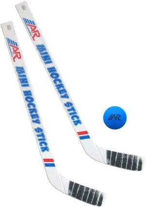 A&R Sports Team Mini Hockey 2 Piece Stick and Ball Set