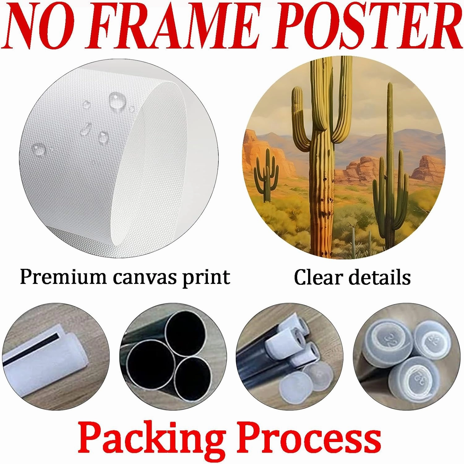 Abstract Cactus Wall Art Green Cactus Painting Desert Landscape Print Cactus Sunset Picture Desert Plant Poster Desert Landscape Canvas Natural Scenery Poster Saguaro Cactus Artwork 16x24inch No Frame