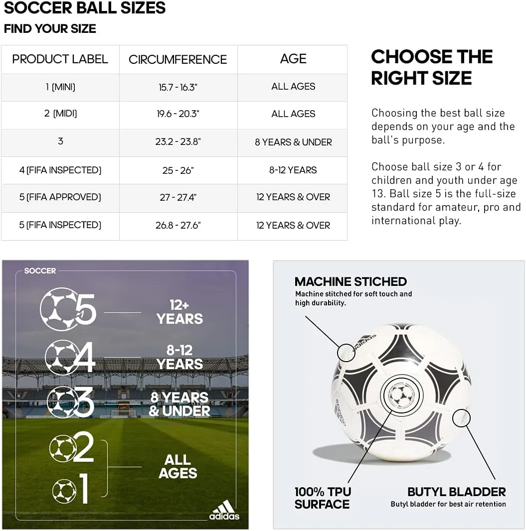 adidas Unisex-Adult Tiro Match Soccer Ball