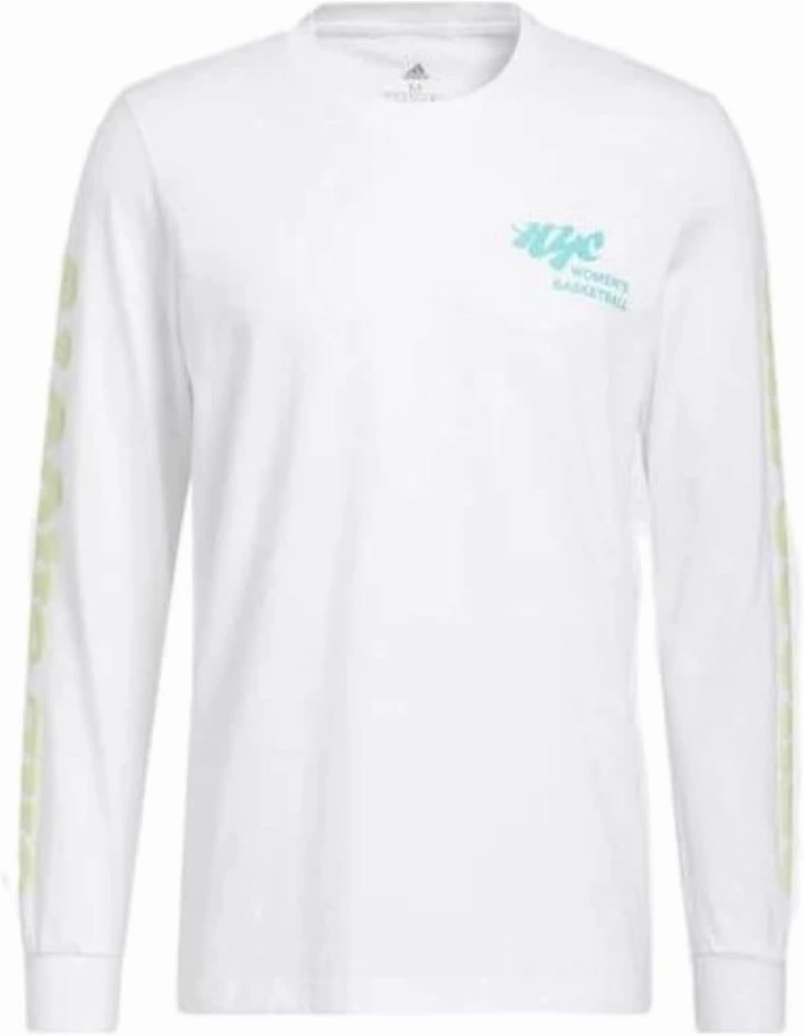Adidas Men's HYC Long Sleeve Graphics Tee, White