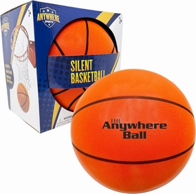 Anywhere Ball, Silent Basketball, Airless Foam for Indoor Training, Dribbling, and Realistic Bounce