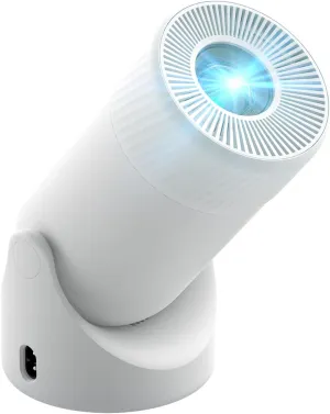AOC Mini Projector with WiFi and Bluetooth, Portable Projector Full HD 4K Support with 180° Rotation Adjustment, 220 ANSI Lumens,Vertical Auto Keystone Correction, Home Projector for Phone/Laptop