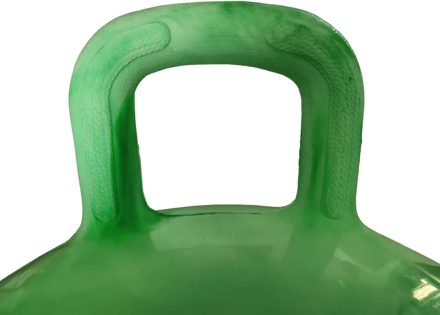 AppleRound Hippity Hoppity Hop Ball, Sit-on Bouncy Ball with Handle, 20in/50cm Diameter for Children Age 7-10, Space Hopper Hopball, Pump Included, Cloud Colors (Green)