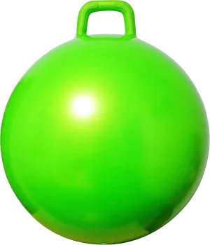 AppleRound Space Hopper Ball with Air Pump, 18in/45cm Diameter for Age 3-7, Kangaroo Bouncer, Hippity Hoppity Hop Ball for Children, Plain Color