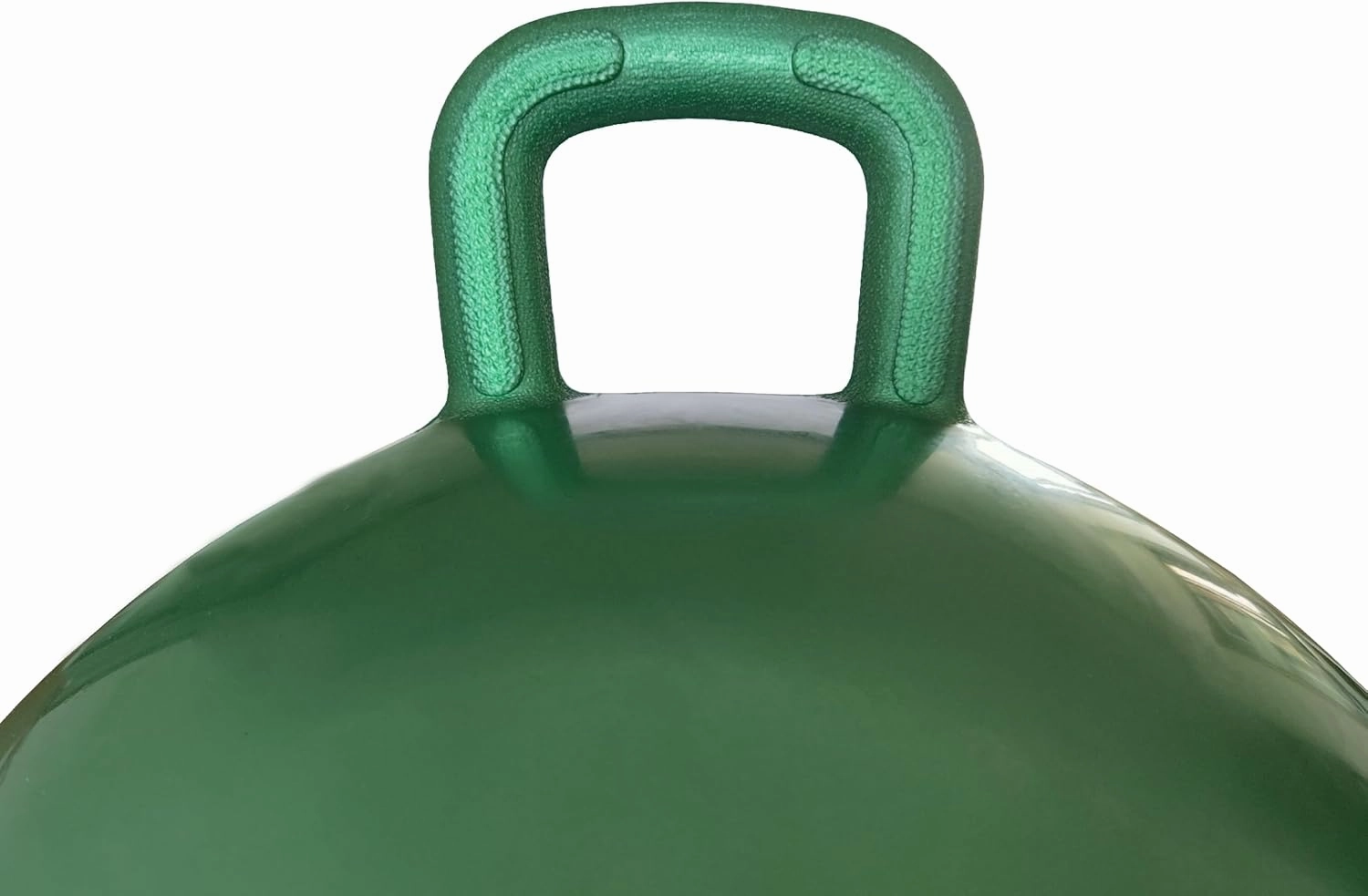 AppleRound Hippity Hoppity Hopball with Ball Pump, 18in/45cm Diameter for Age 3-7, Kangaroo Bouncer, Space Hopper Ball with Handle for Children, Printed Design (Frog)
