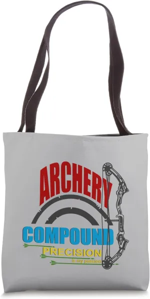 Archery motif for sports shooters compound bow Tote Bag