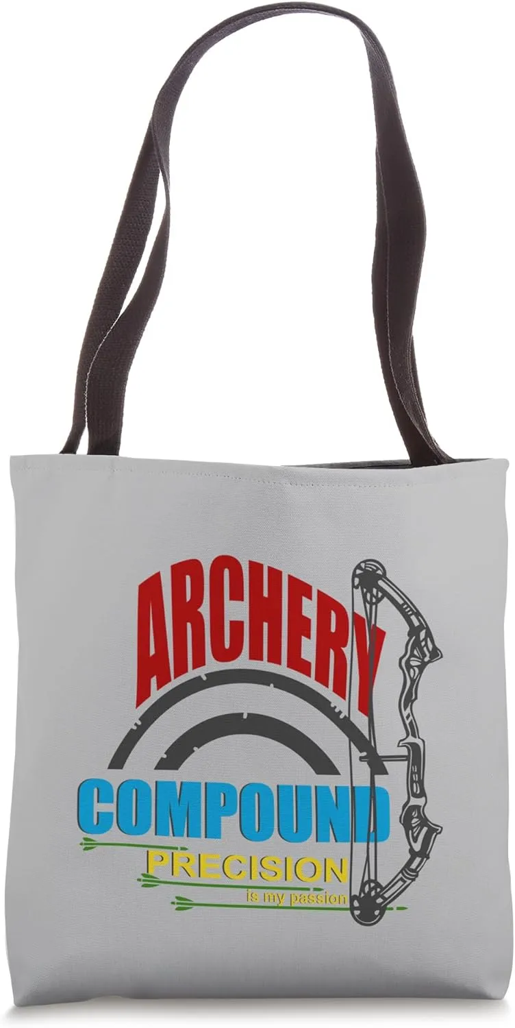 Archery motif for sports shooters compound bow Tote Bag