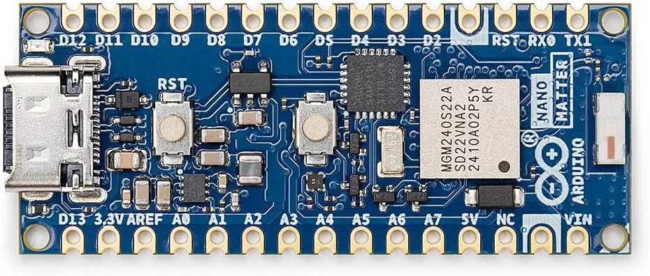 Arduino Nano Matter [ABX00112] – Compact IoT Development Board with Matter Protocol, Wi-Fi & Thread Support, Ideal for Smart Home & Embedded Applications