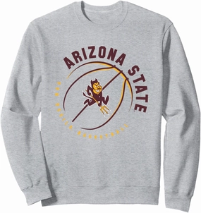 Arizona State Sun Devils Basketball Dunk Logo Sweatshirt