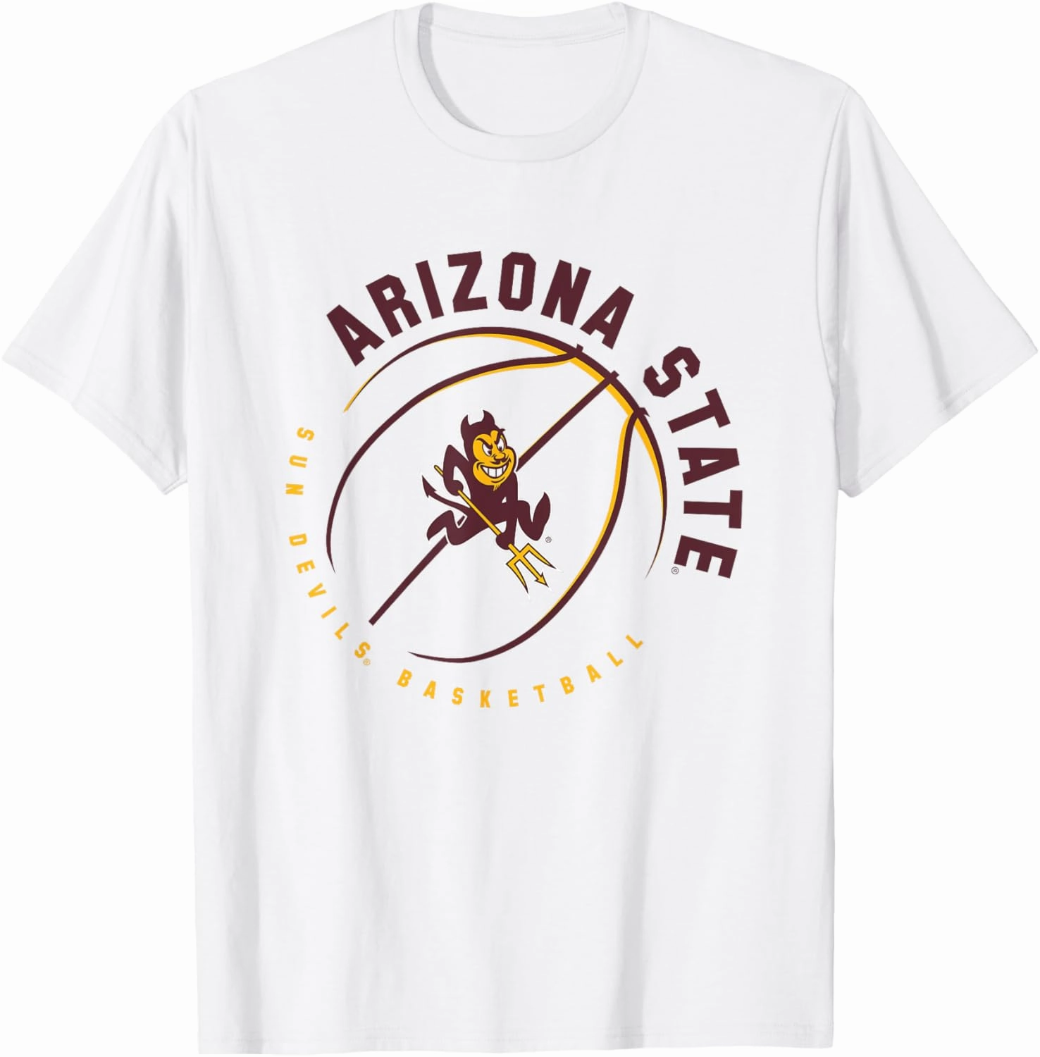 Arizona State Sun Devils Basketball Dunk Logo T-Shirt