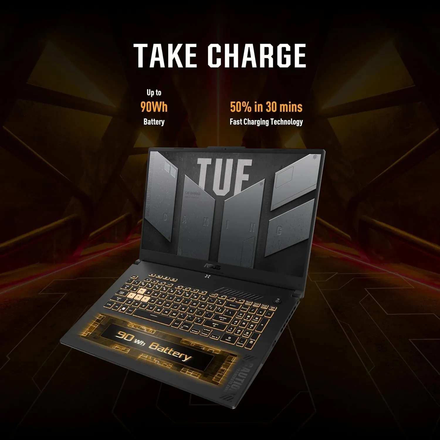ASUS TUF F17 Gaming Laptop - 17.3" 2.5K WQHD 240Hz Display, GeForce RTX 4070 Laptop, Intel i7-13620H, w/Office Lifetime, Windows 11 Pro, Backlit KB, Wi-Fi 6, External DVD Drive (64GB DDR5 | 2TB SSD)